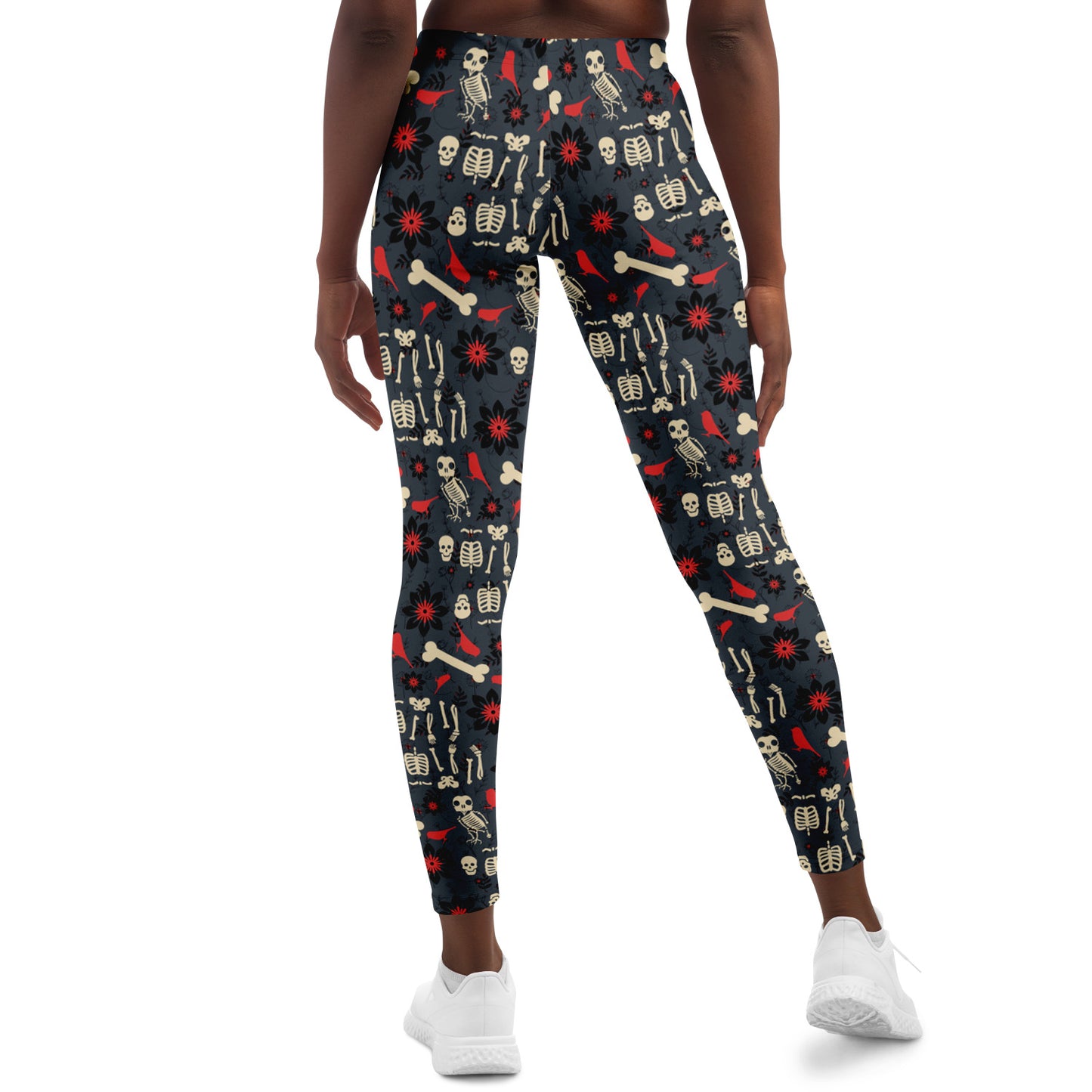 Flowers, Birds & Bones Leggings