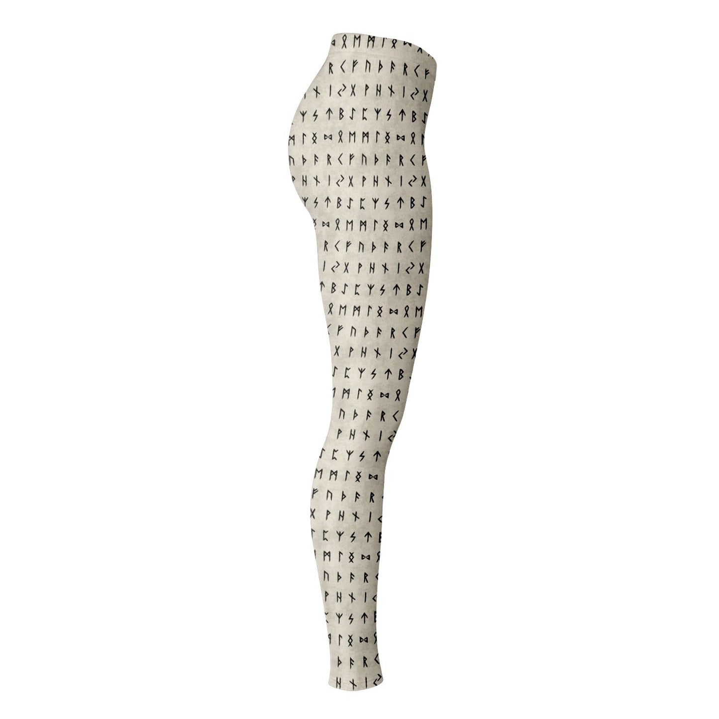 Norse Runes Leggings - BONE