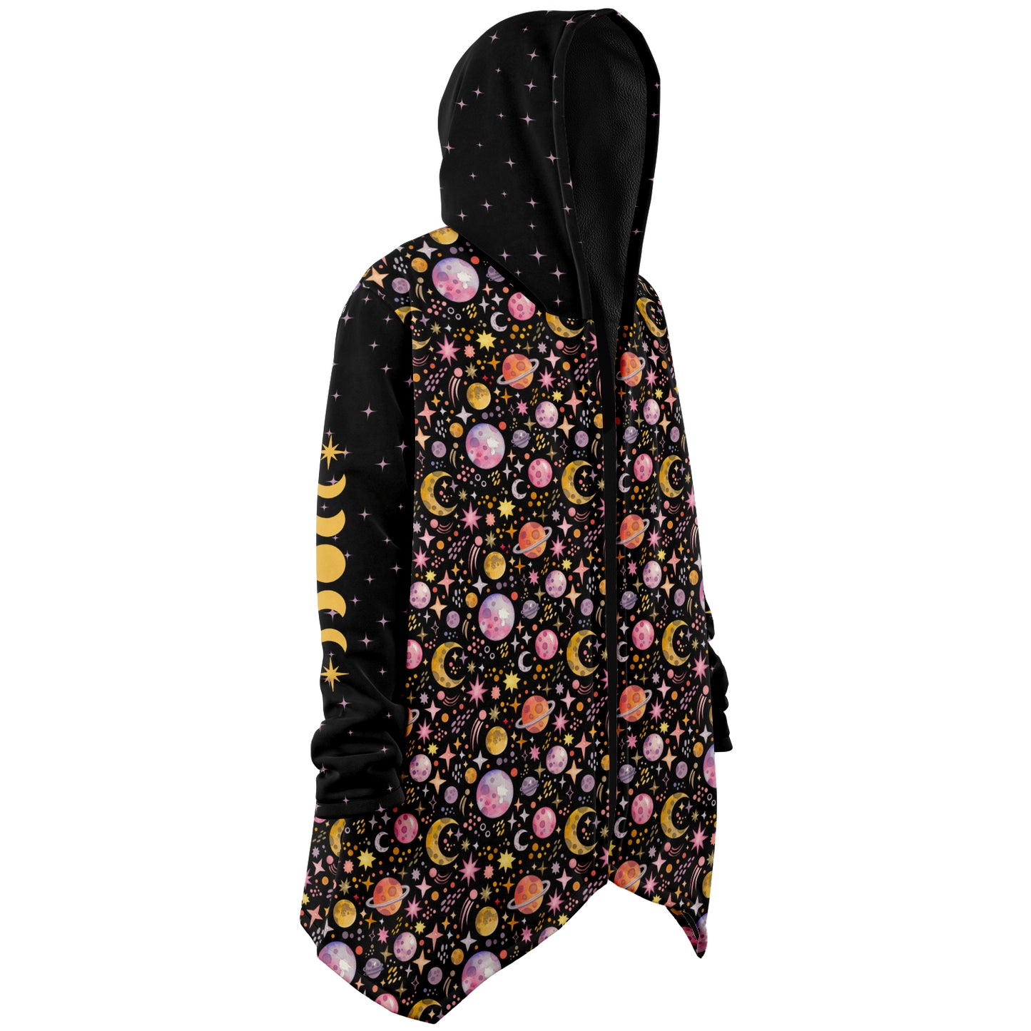 Hooded Fleece Cloak - COSMIC VIBES
