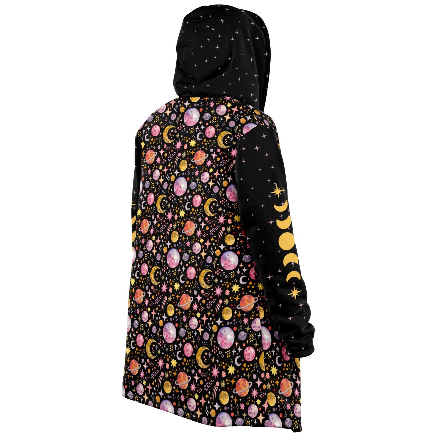 Hooded Fleece Cloak - COSMIC VIBES