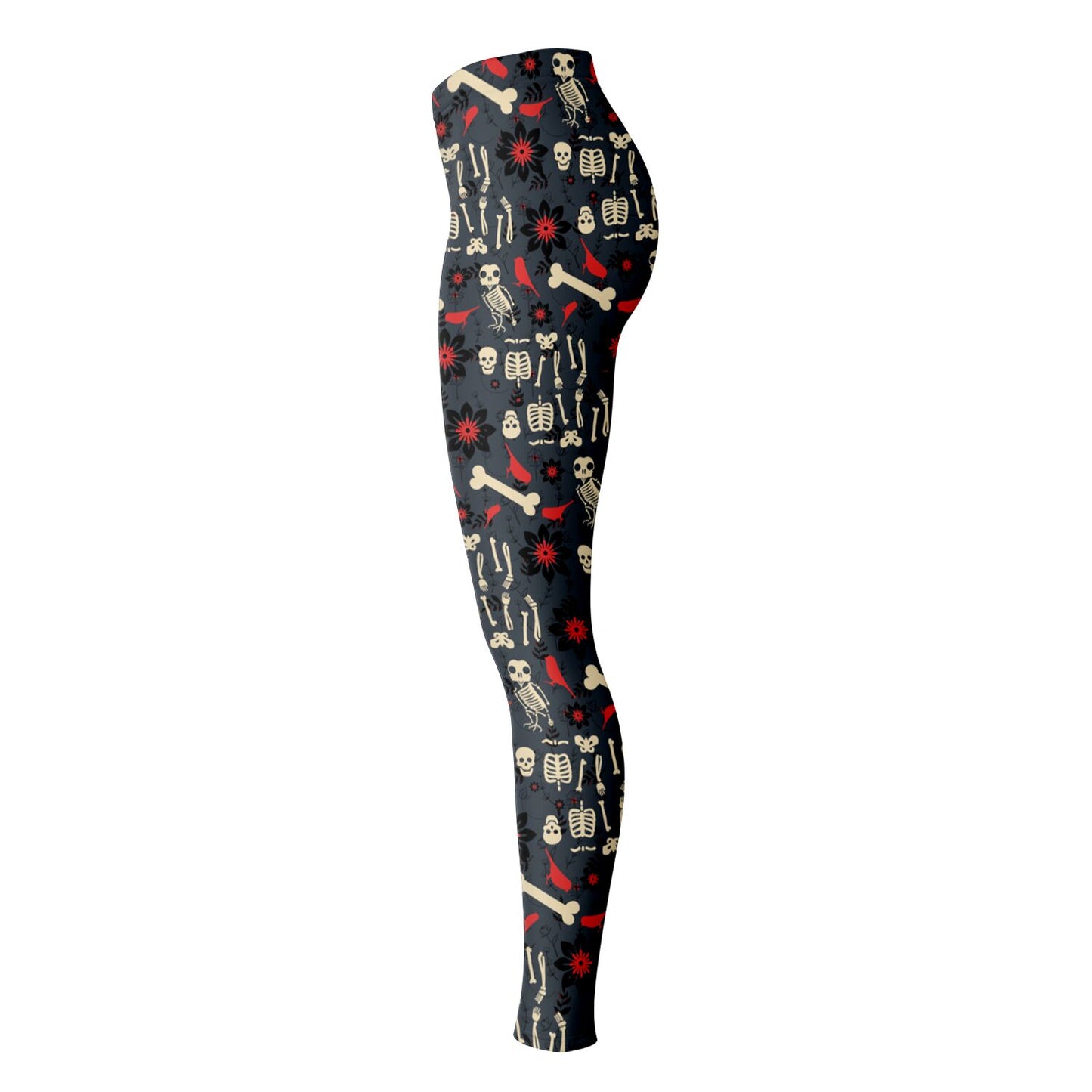 Flowers, Birds & Bones Leggings