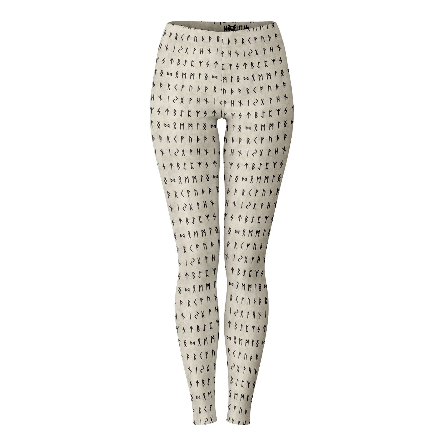 Norse Runes Leggings - BONE