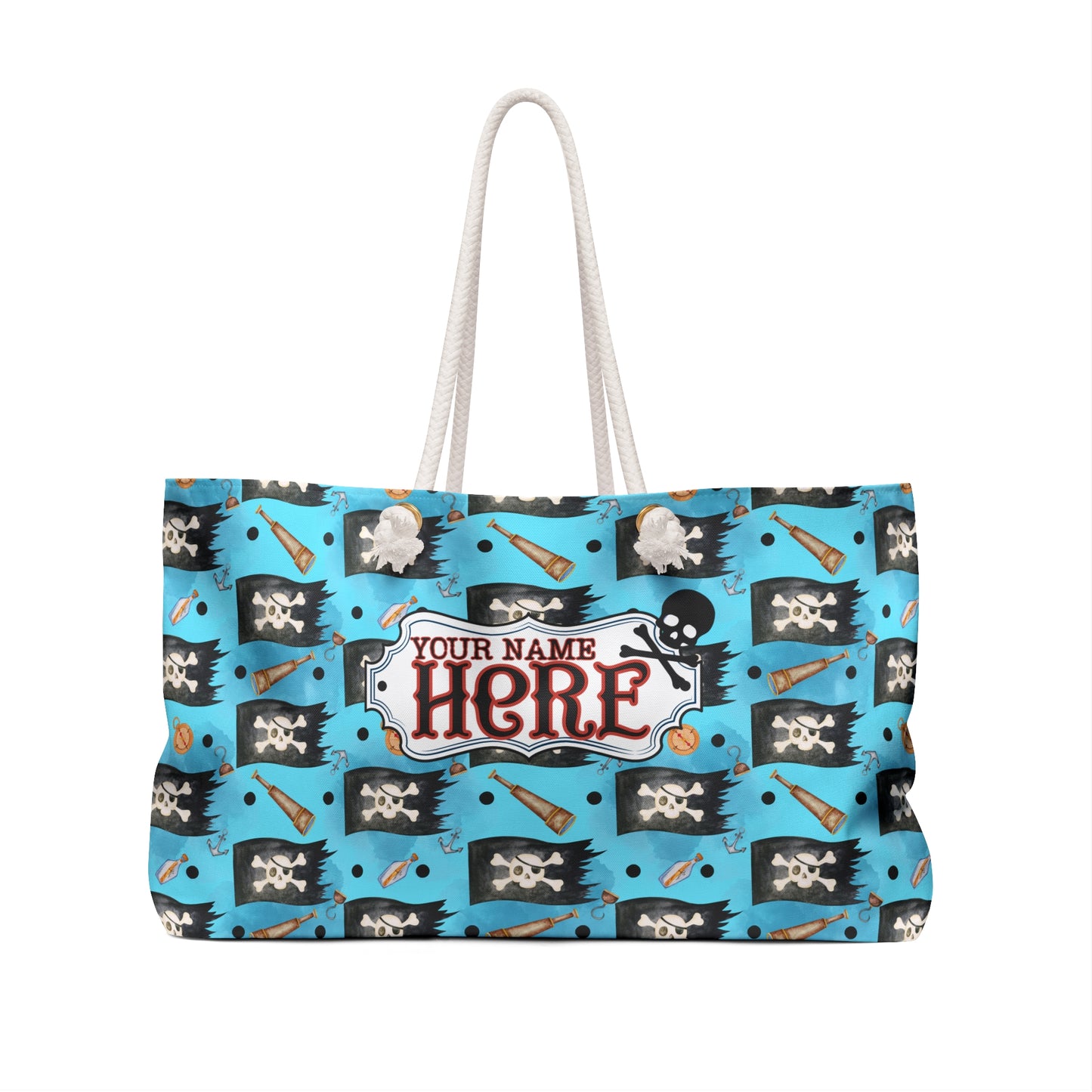 Pirate Vibes Personalized Weekender Bag
