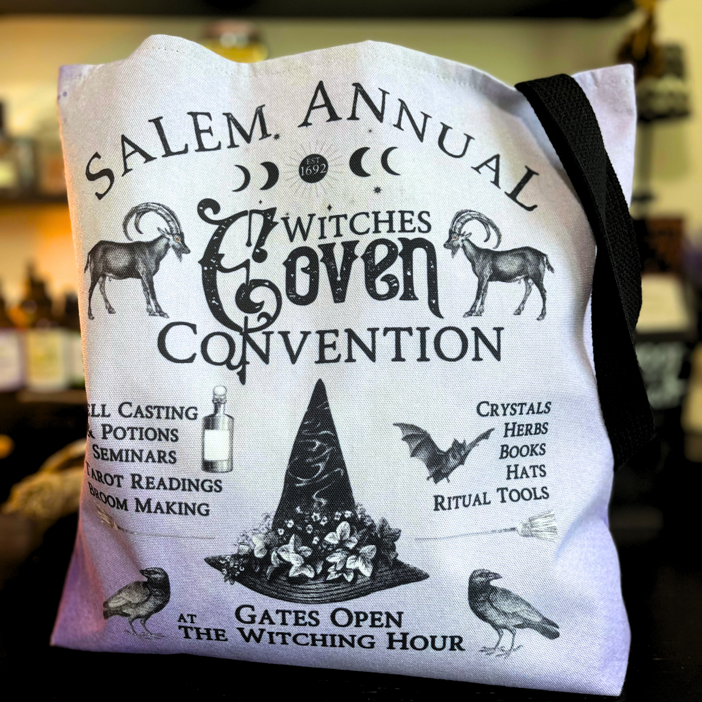 Salem Witches Coven Convention Tote Bag