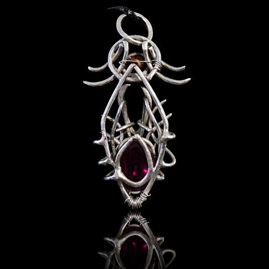 Heart of Kephri Ruby Amulet