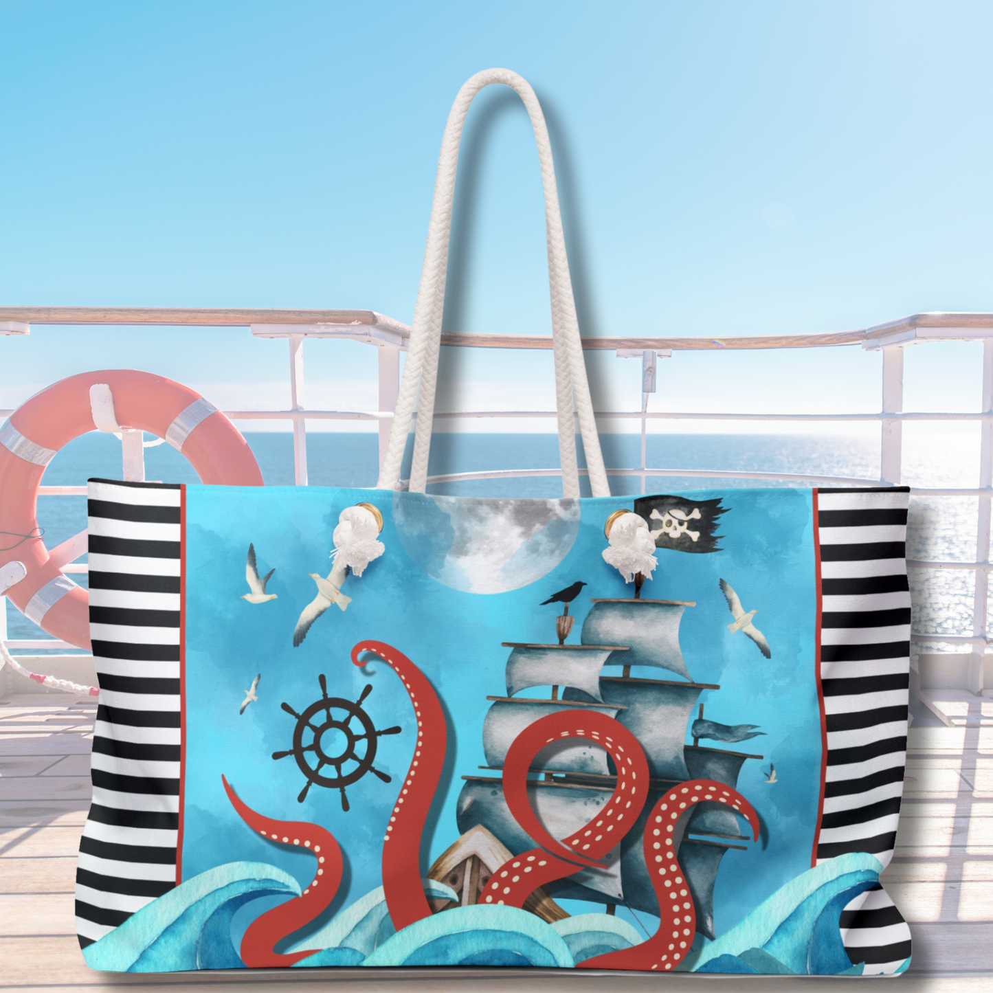Pirate Vibes Personalized Weekender Bag