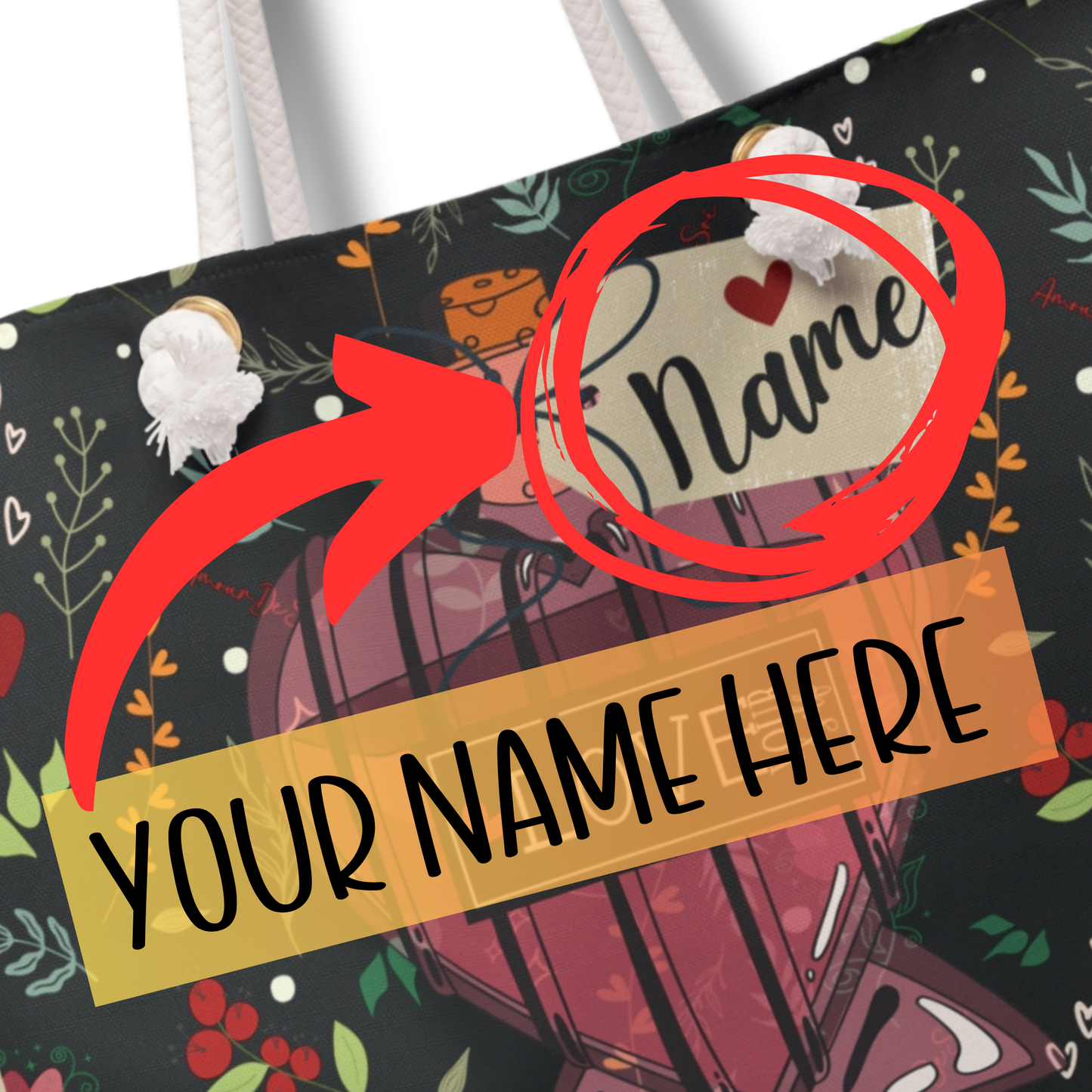 Self Love Potion Personalized Weekender Bag
