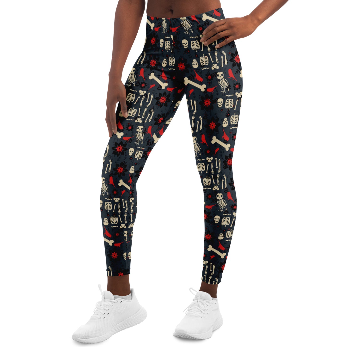 Flowers, Birds & Bones Leggings
