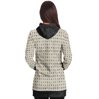 Norse Runes Long Style Hoodie