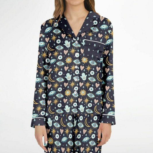 Enchanted Evil Eye Satin Pajamas