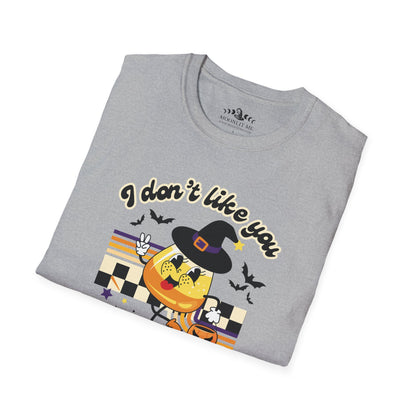 I Don't Like You Either Candy Corn T-Shirt