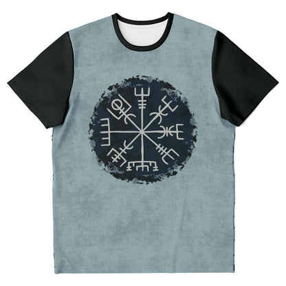 The Wayfinder AOP T-Shirt - Storm Blue