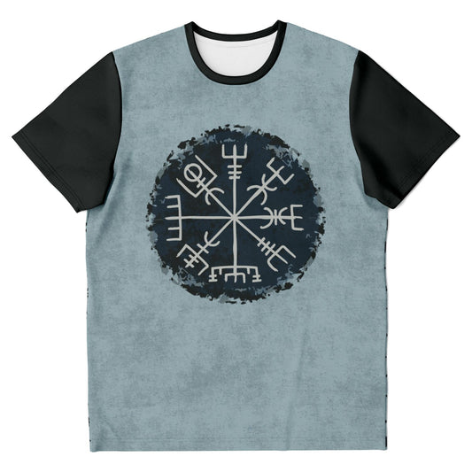 The Wayfinder AOP T-Shirt - Storm Blue