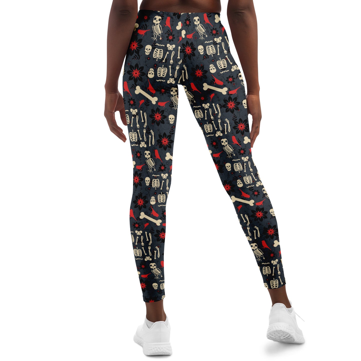 Flowers, Birds & Bones Leggings
