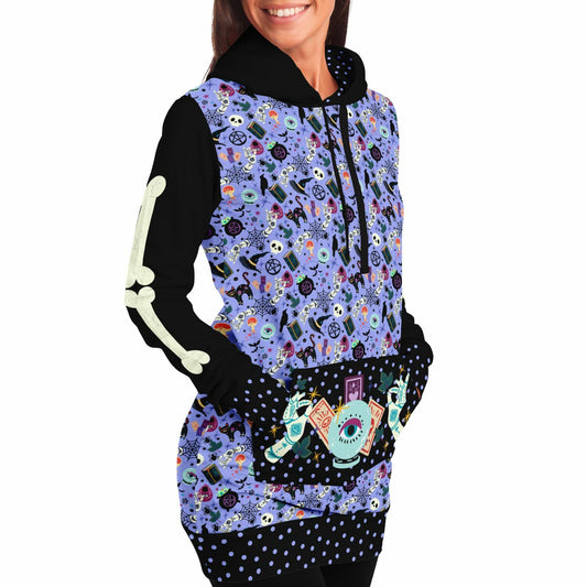 Whimsical Witch Long Hoodie