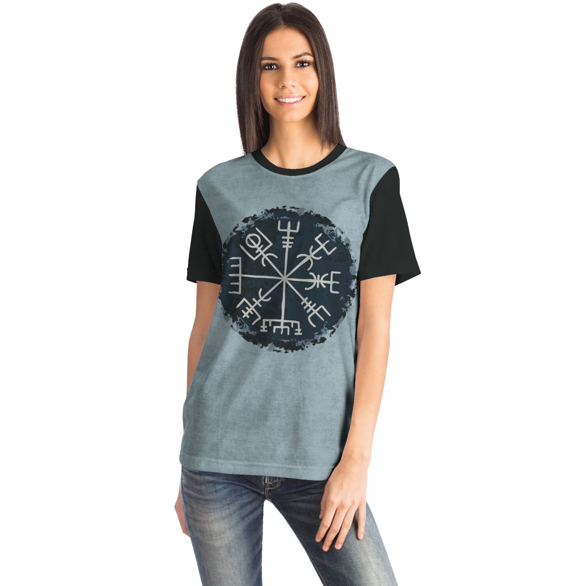The Wayfinder AOP T-Shirt - Storm Blue