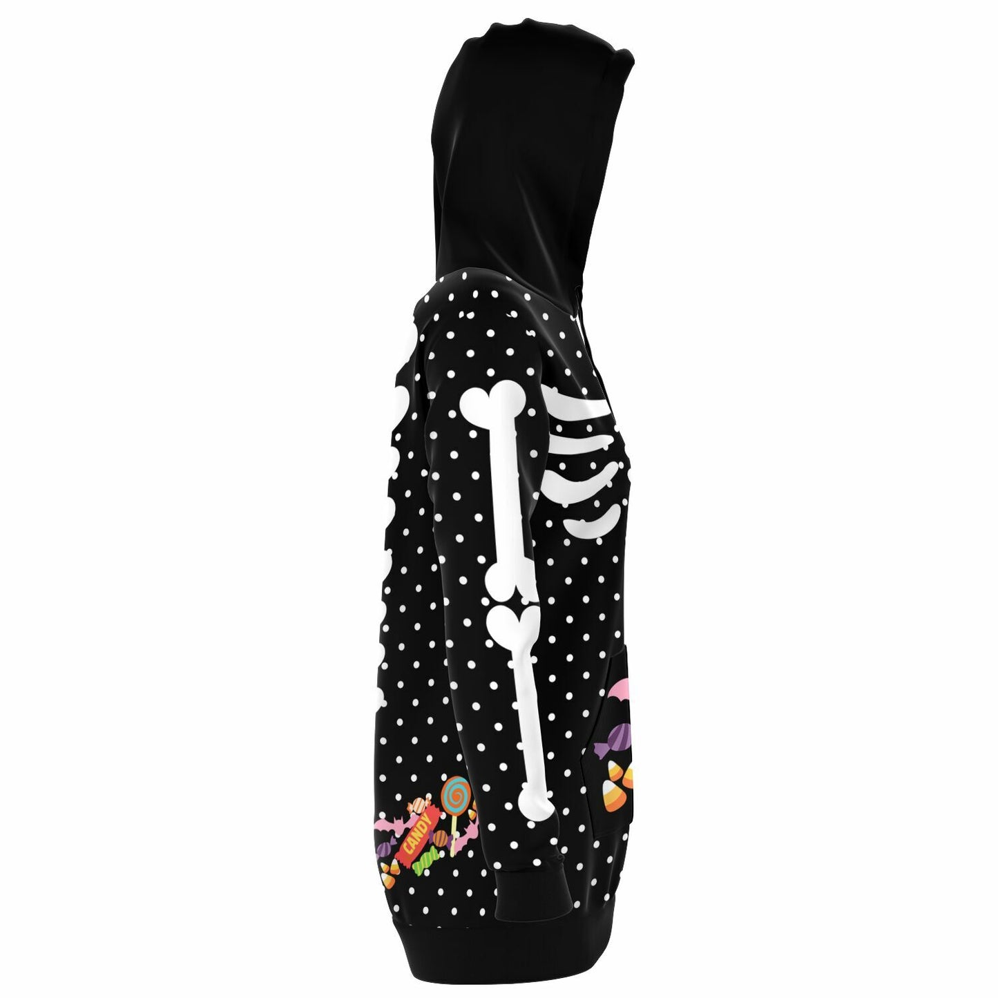 I ♥ Candy Skeleton Long Hoodie