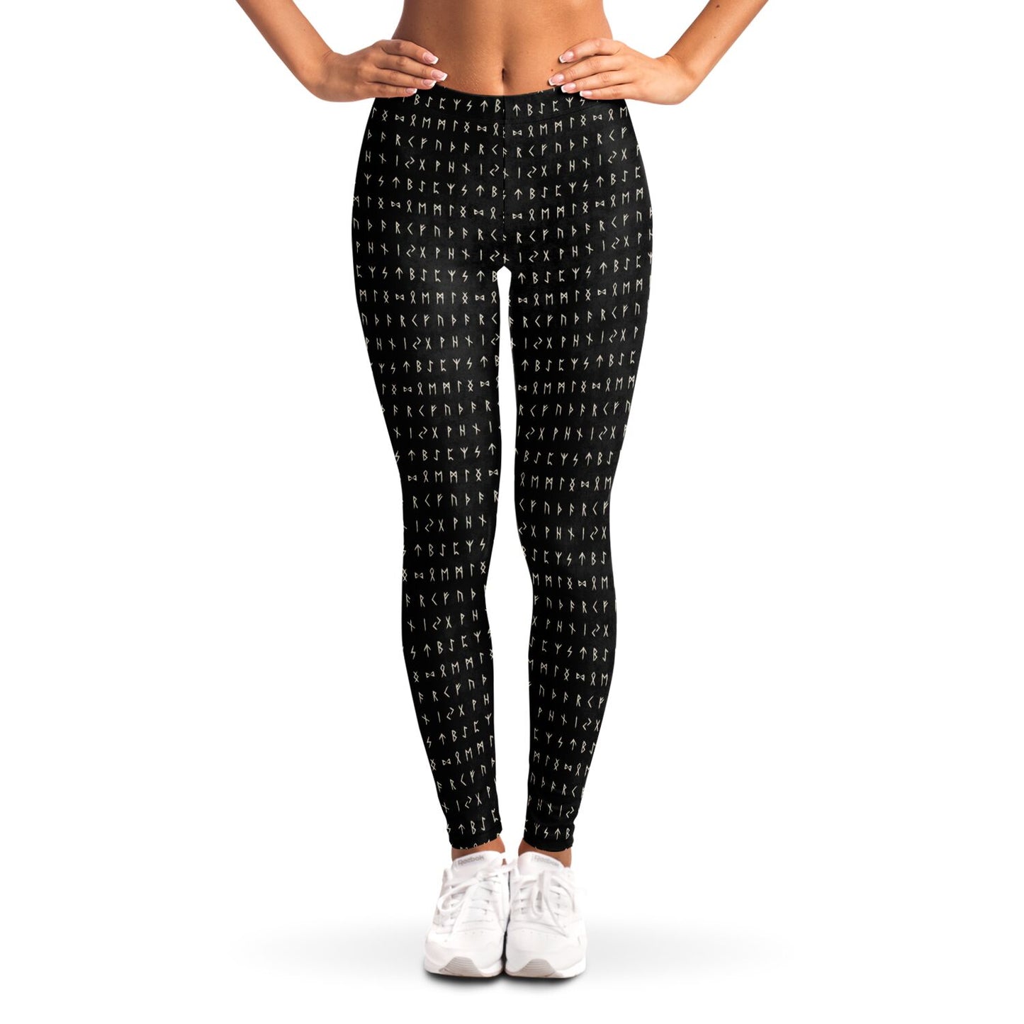 Norse Runes Leggings - SMOKE