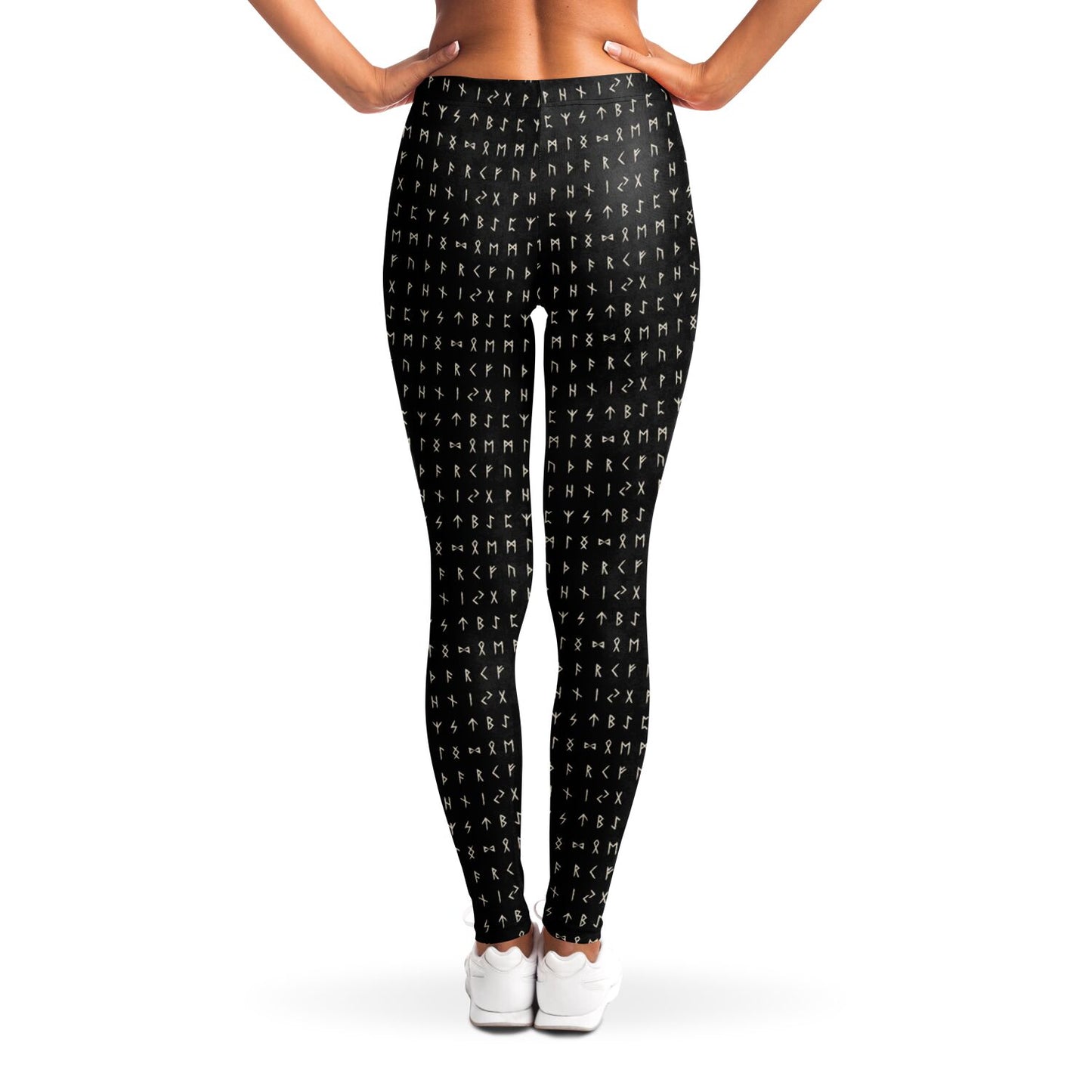 Norse Runes Leggings - SMOKE