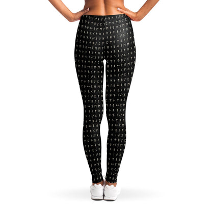 Norse Runes Leggings - SMOKE
