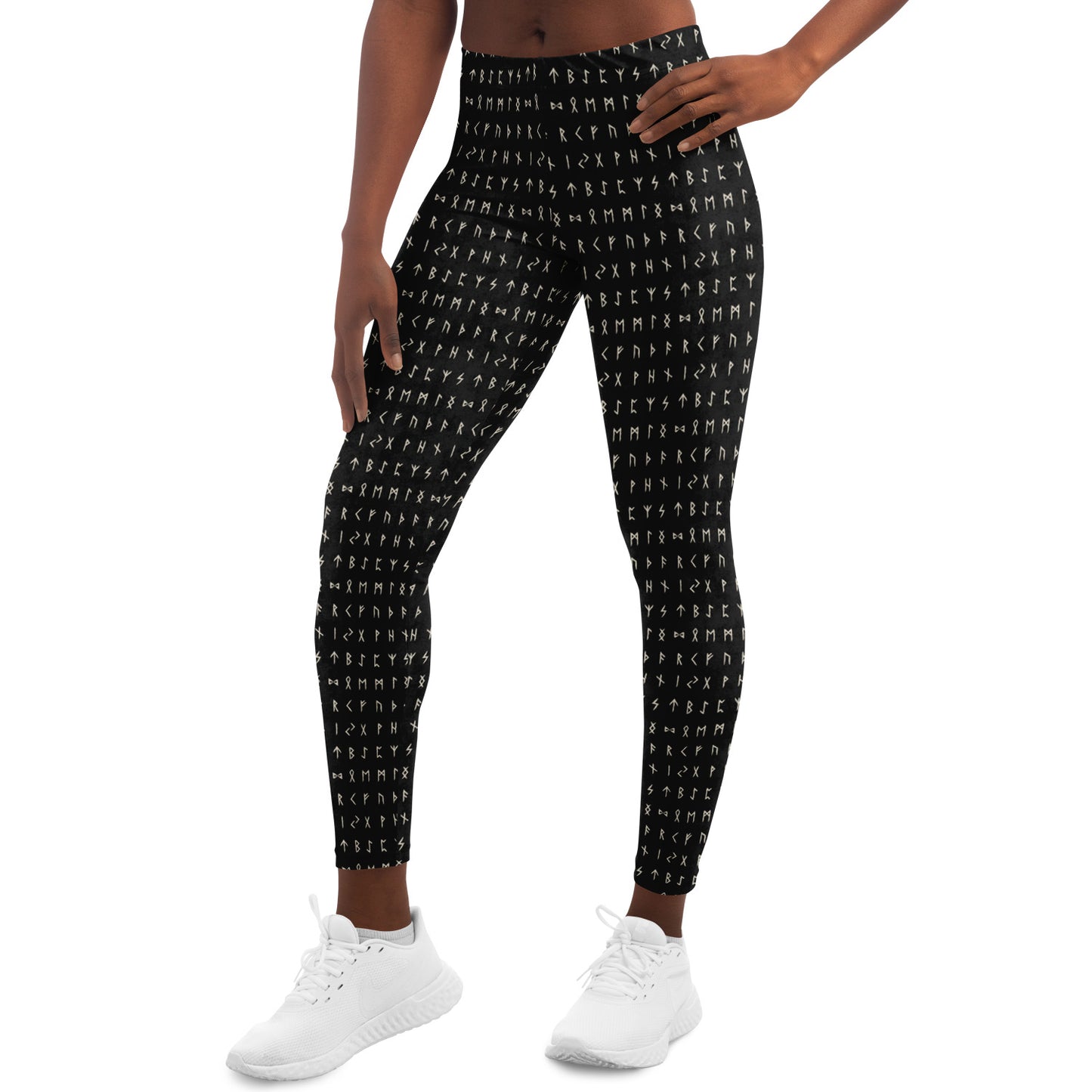Norse Runes Leggings - SMOKE