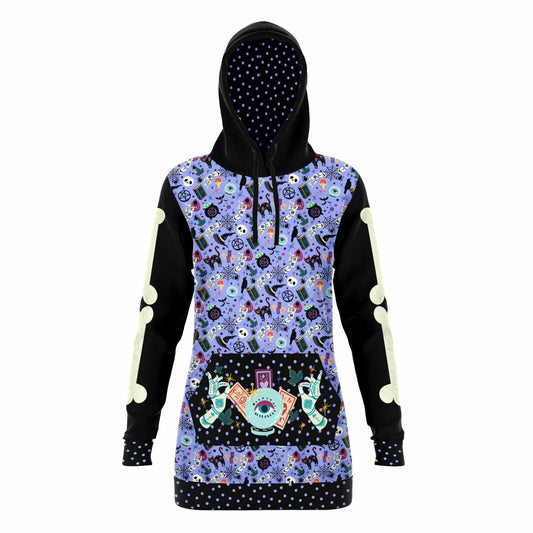 Whimsical Witch Long Hoodie