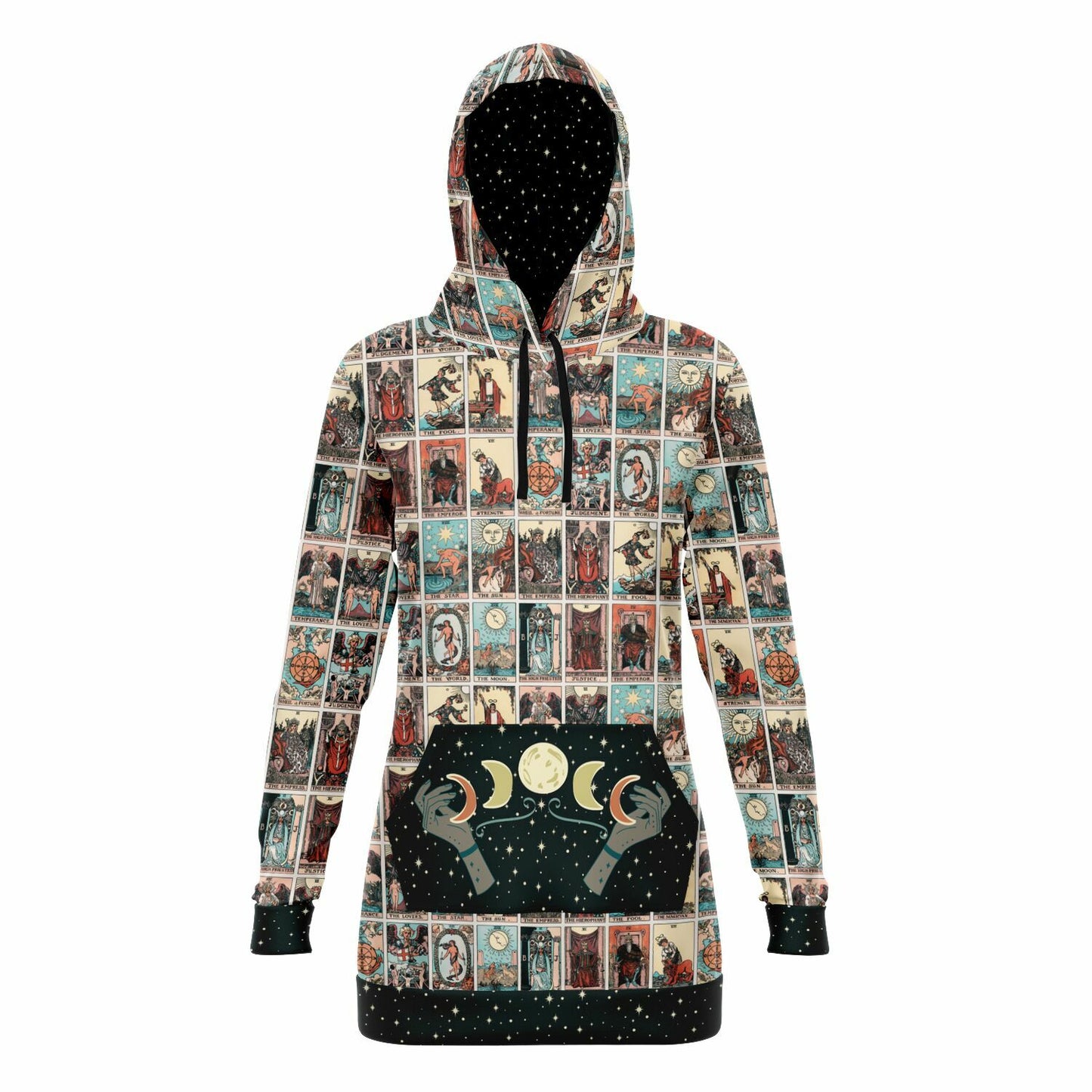 Vintage Tarot Long Hoodie