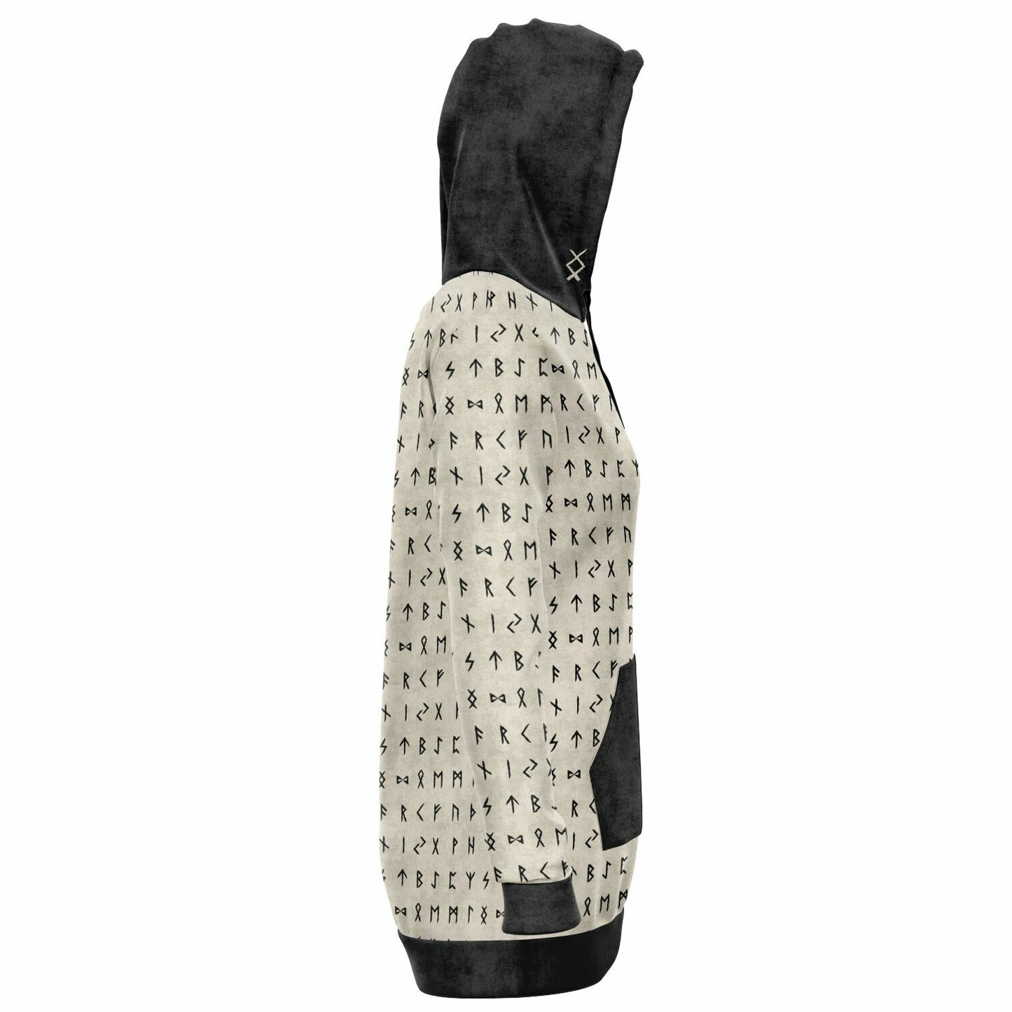 Norse Runes Long Style Hoodie