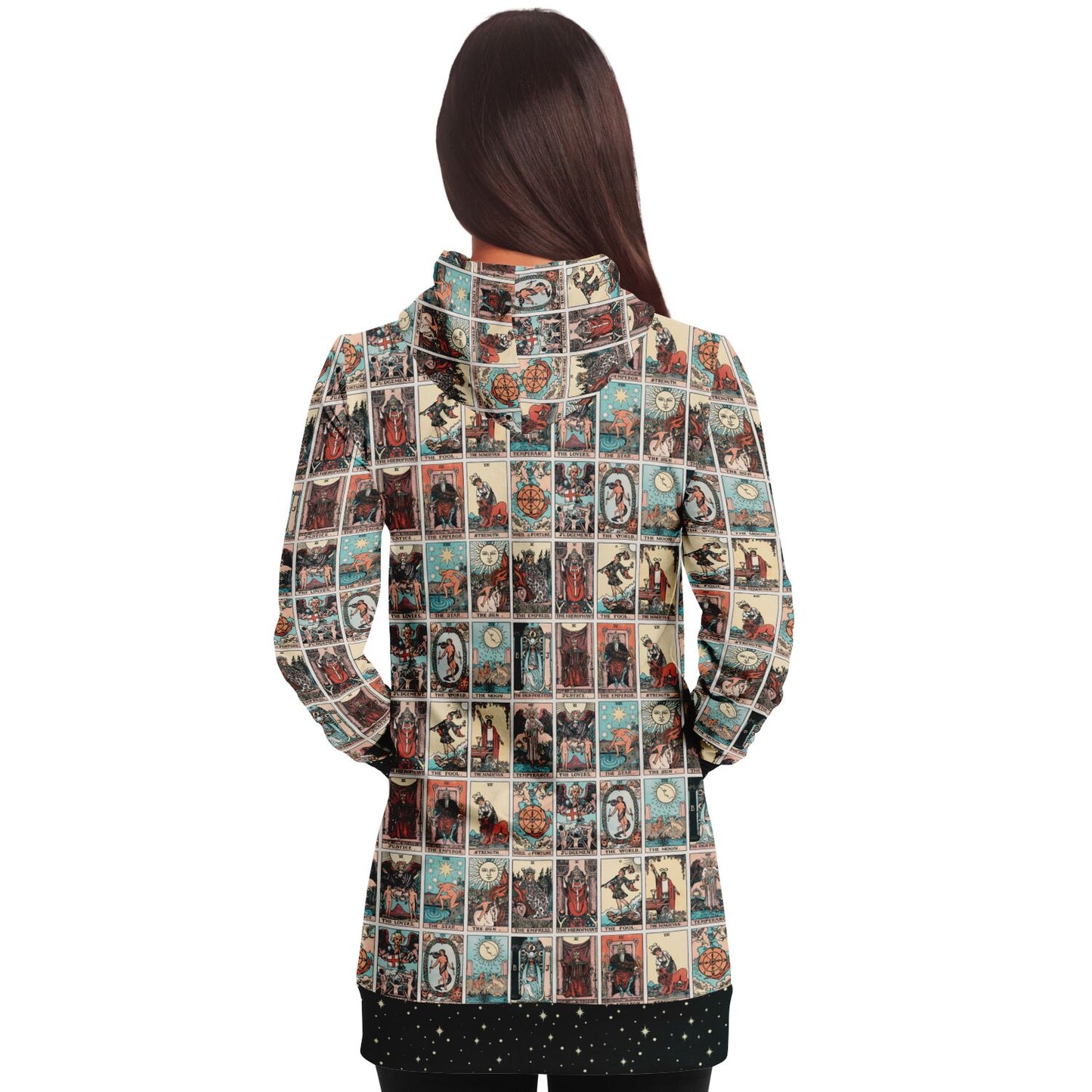 Vintage Tarot Long Hoodie
