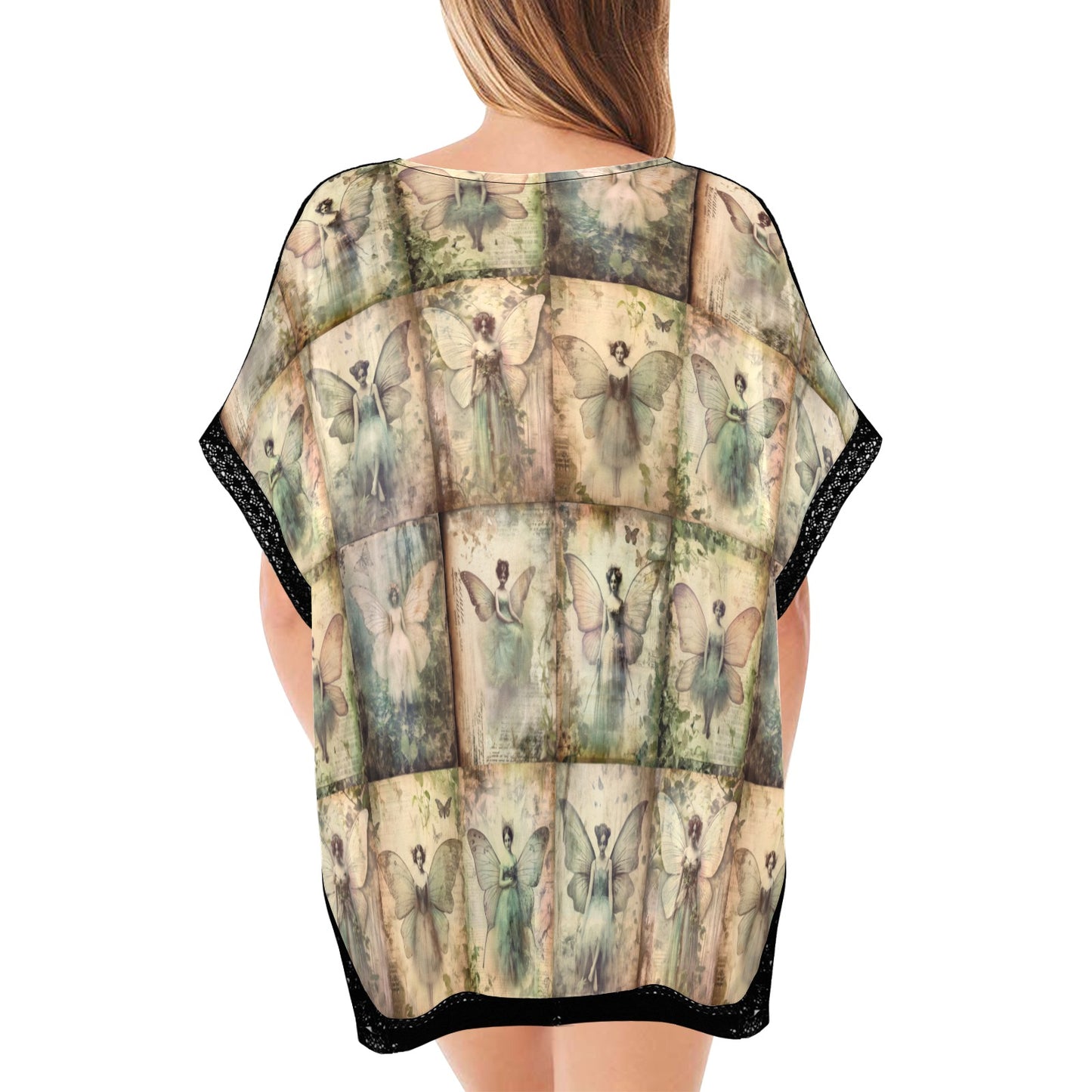 Vintage Fairy Photos Tunic Top