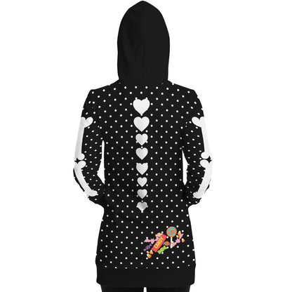 I ♥ Candy Skeleton Long Hoodie