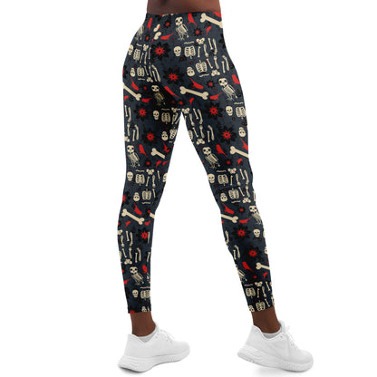Flowers, Birds & Bones Leggings