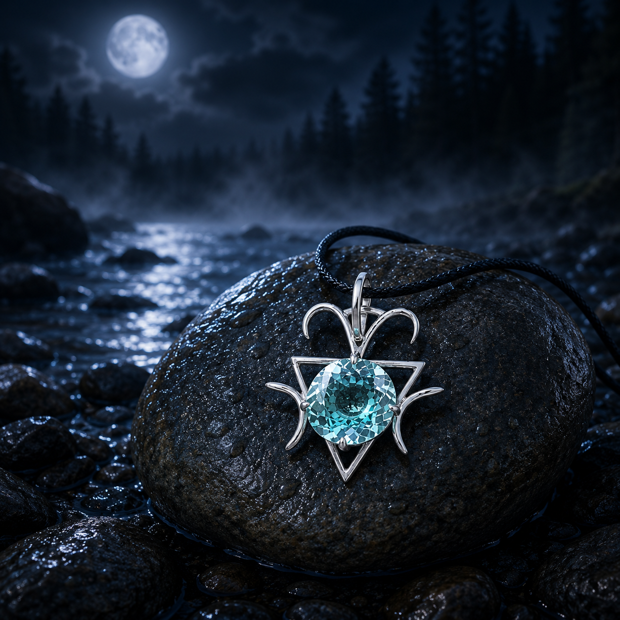 Moonwell Grandidierite Talisman