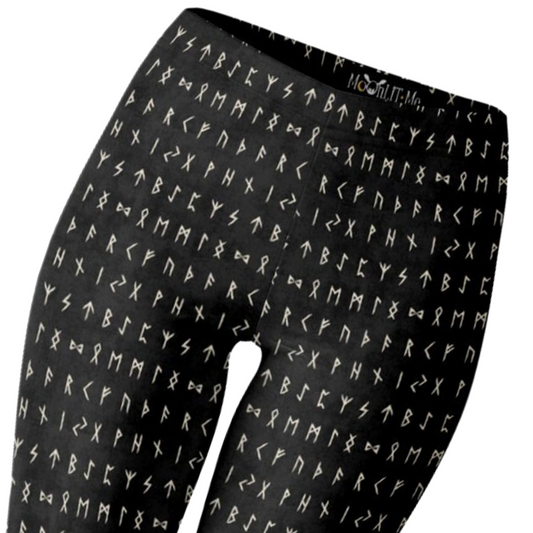 Norse Runes Leggings - SMOKE