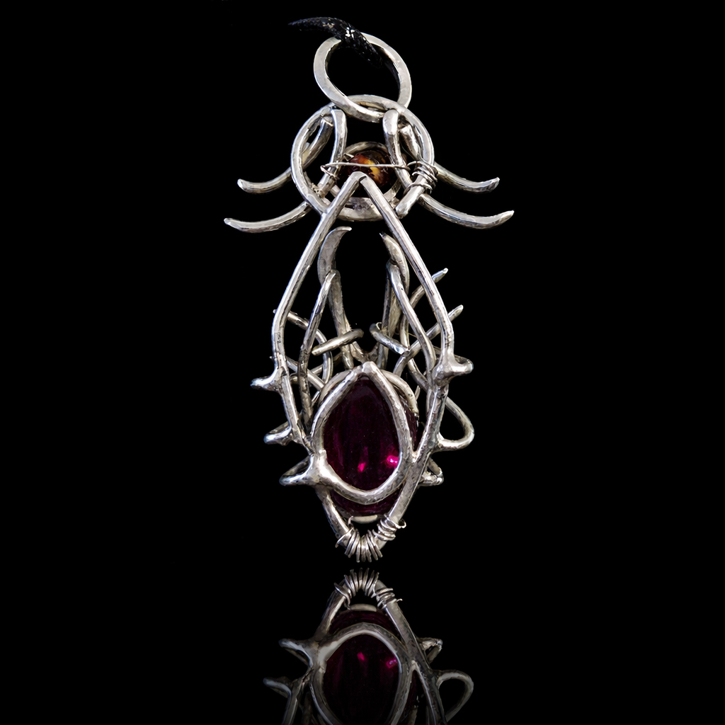 Heart of Kephri Ruby Amulet