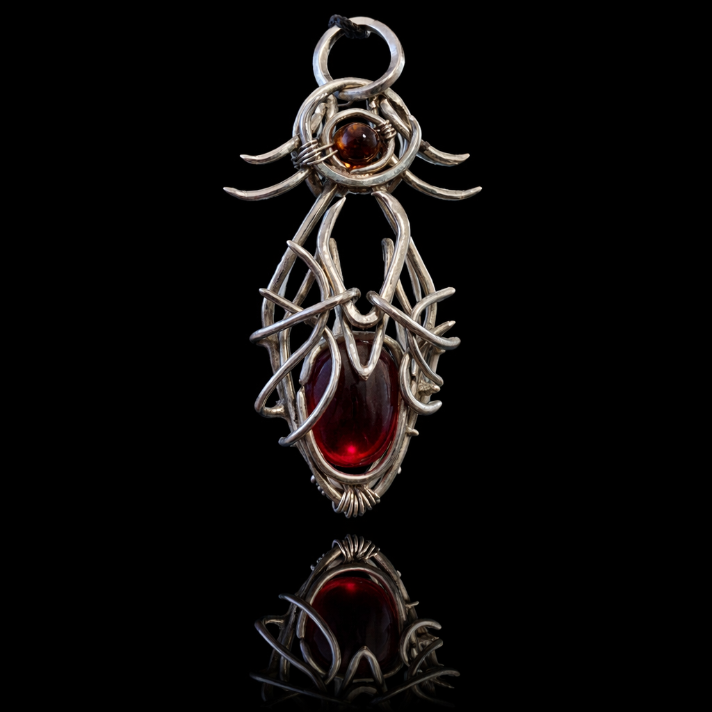 Heart of Kephri Ruby Amulet