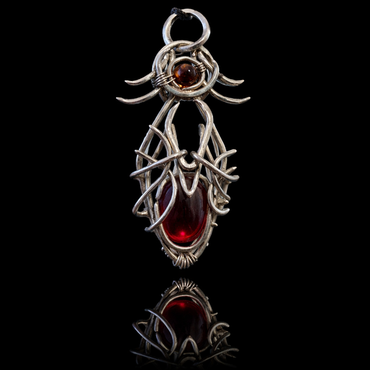 Heart of Kephri Ruby Amulet