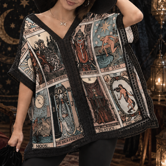 Vintage Tarot Tunic Top