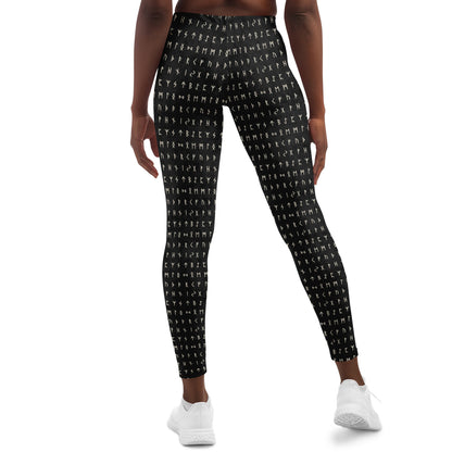 Norse Runes Leggings - SMOKE