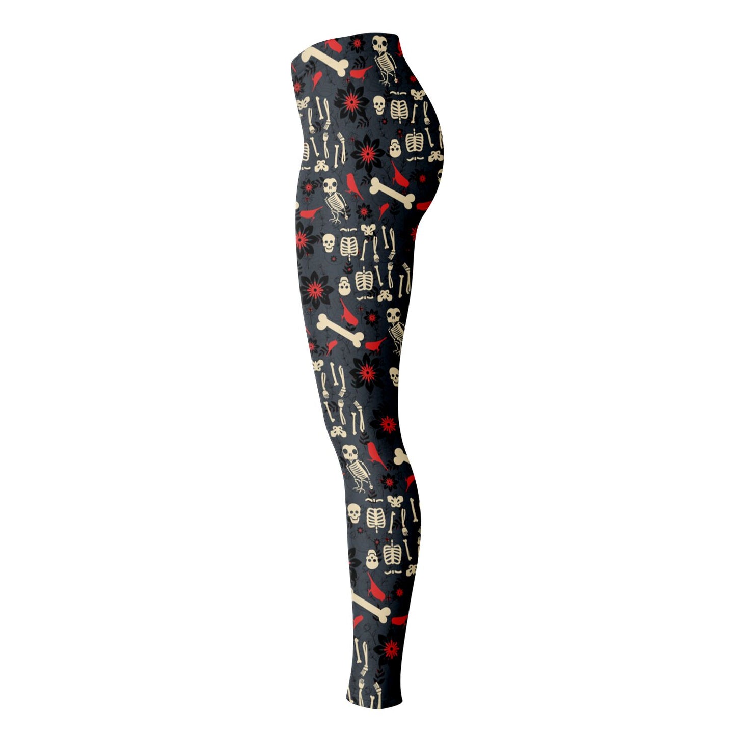 Flowers, Birds & Bones Leggings