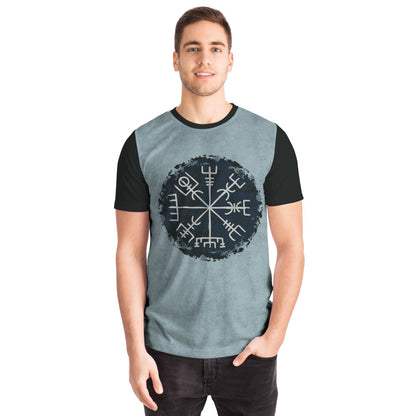 The Wayfinder AOP T-Shirt - Storm Blue