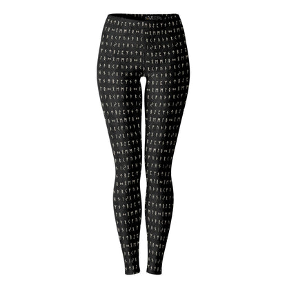 Norse Runes Leggings - SMOKE