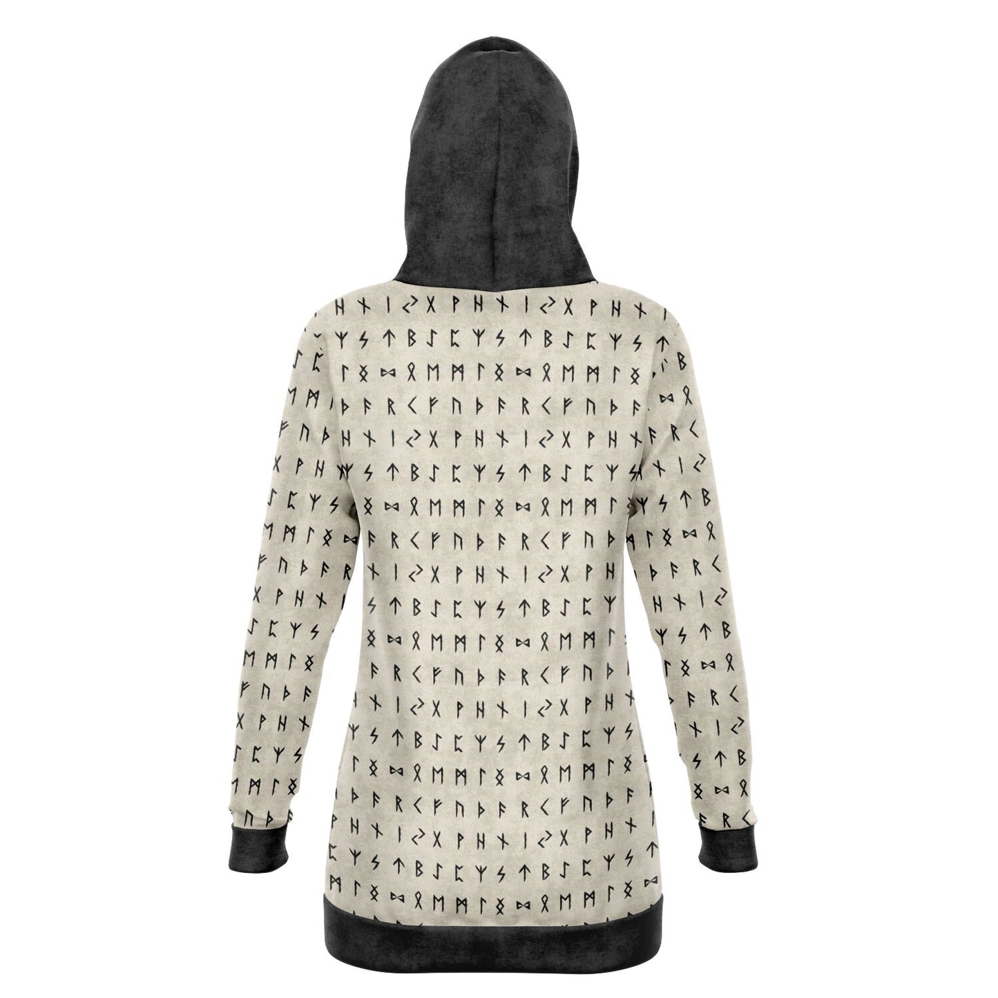 Norse Runes Long Style Hoodie